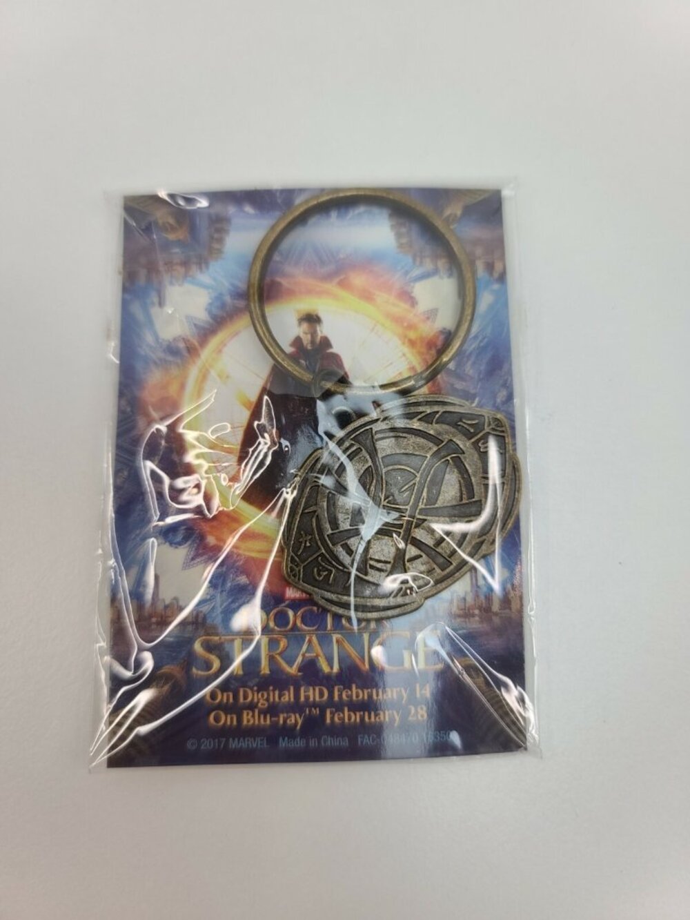Brand NEW Doctor Strange Release Day Promotional Keychain February 2017 Marvel